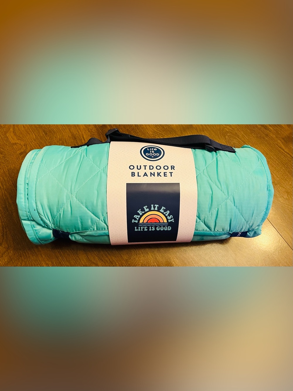 Life Is Good Sand Resistant Outdoor Blanket